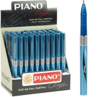 Ручка масляна Classic  PIANO PT-263 синя