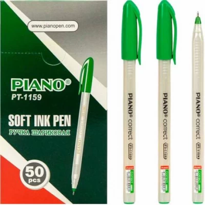 АКЦІЯ! Ручка масляна Correct PIANO PT-1159 зелена АКЦІЯ! Ручка масляна Correct PIANO PT-1159 зелена