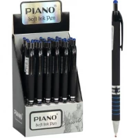 АКЦІЯ! Ручка масляна PIANO автоматична PВ-165 синя