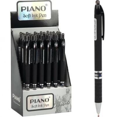 АКЦІЯ! Ручка масляна PIANO автоматична PВ-165 червона АКЦІЯ! Ручка масляна PIANO автоматична PВ-165 червона