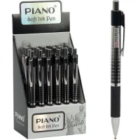 АКЦІЯ! Ручка масляна PIANO автоматична  PT-189 синя