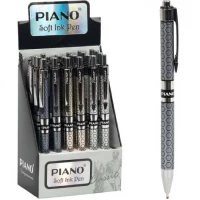АКЦІЯ! Ручка масляна PIANO автоматична PS-007 синя