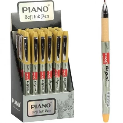 Ручка масляна  PIANO PT-185 синя