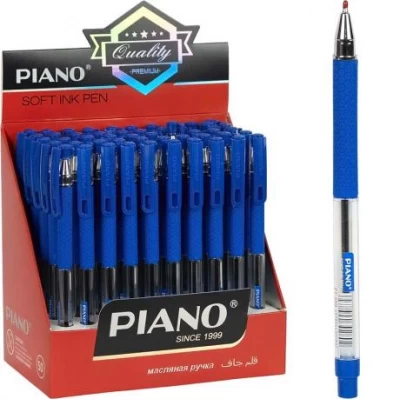 Ручка масляна  PIANO  PT-350 синя