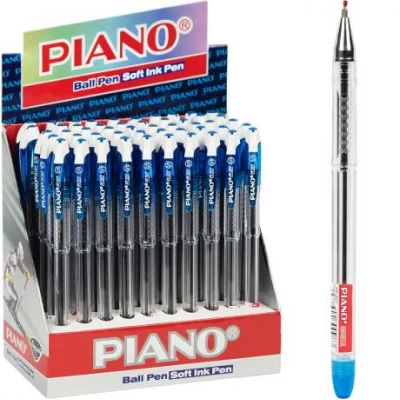 Ручка масляна  PIANO  PT-207 синя