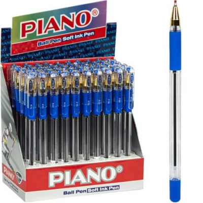 Ручка масляна  PIANO  PT-205 синя