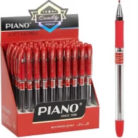 Ручка масляна Maxriter PIANO PT-335 червона