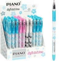 Ручка масляна Loves PIANO PB-199  синя