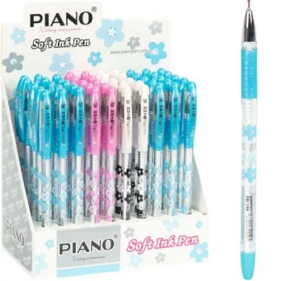 Ручка масляна Loves PIANO PB-199  синя