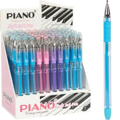 АКЦІЯ! Ручка масляна PIANO кольоровий корпус PB-121 синя АКЦІЯ! Ручка масляна PIANO кольоровий корпус PB-121 синя
