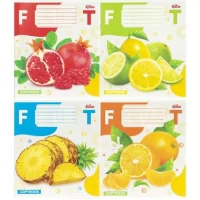 Зошит кольоровий 36 аркушів, лінія 3768