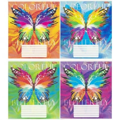 Зошит кольоровий 24 листи, клітина 3780