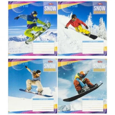 Зошит кольоровий 36 аркушів, клітинка 3764