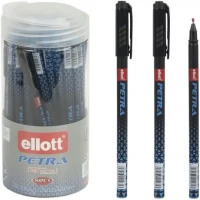 Ручка кулькова PETRA Ellott ET2316-50PVC синя у тебусі