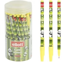 Ручка кулькова Luva Ellott ET818T-50PVC синя, у пластиковому тубусі