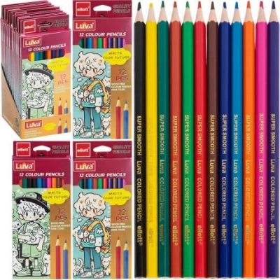 Олівець 12 кольорів Luva Cello CQ2002-12 Хлопчики Олівець 12 кольорів Luva Cello CQ2002-12 Хлопчики