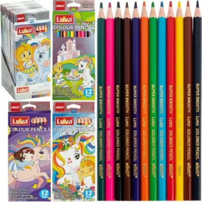 Олівець 12 кольорів Luva Ellott CQ3001-12 Олівець 12 кольорів Luva Ellott CQ3001-12