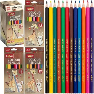 Олівець 12 кольорів Luva Ellott CQ3004-12 Олівець 12 кольорів Luva Ellott CQ3004-12
