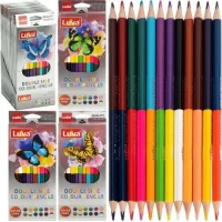 Олівець двосторонній 12шт/24 кольори Luva Cello 6002-24