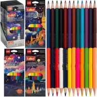 Олівець двосторонній 12шт/24 кольори Luva Cello 6003-24