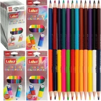 Олівець двосторонній 12шт/24 кольори Luva Cello 6004-24