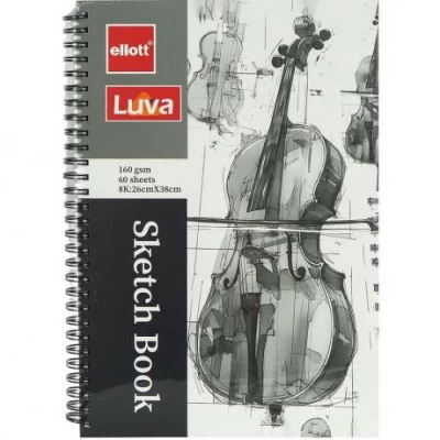 Альбом для ескізів А3 60аркушів, 160 г/м² Sketch Book CLBZ-001-8K на спіралі