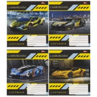 Зошит кольоровий 36 аркушів, клітинка 3753