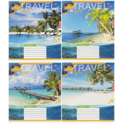 Зошит кольоровий 36 аркушів, клітинка 3751