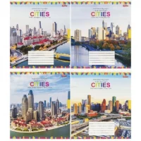 Зошит кольоровий 36 аркушів, клітинка 3749