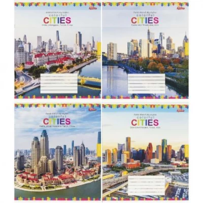 Зошит кольоровий 36 аркушів, клітинка 3749