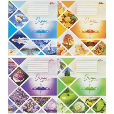 Зошит кольоровий 48 аркушів, клітинка 3809