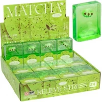 Іграшка-антистрес слайм в кубику Matcha 2009-1 (салатовий)