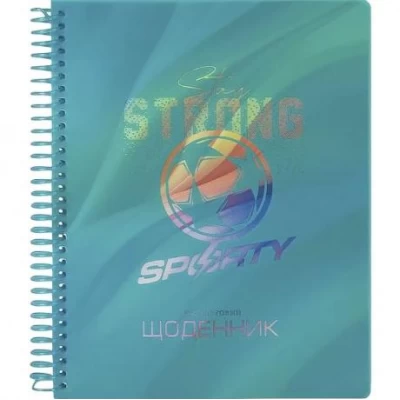 Щоденник A5 УКР на СПІРАЛІ, пластикова прозора обкладинка SD1952 Щоденник A5 УКР на СПІРАЛІ, пластикова прозора обкладинка SD1952