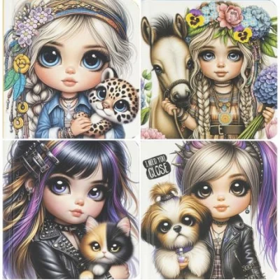 Блокнот 100*100мм Fresh 48ар. чистий лист 70г/м2, тверда обкл. 9806/-07/-08/-09 Блокнот 100*100мм Fresh 48ар. чистий лист 70г/м2, тверда обкл. 9806/-07/-08/-09