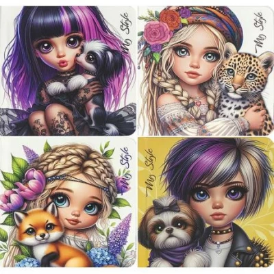 Блокнот 120*120мм Fresh 48ар. чистий лист 70г/м2, тверда обкл. 9810/-11/-12/-13 Блокнот 120*120мм Fresh 48ар. чистий лист 70г/м2, тверда обкл. 9810/-11/-12/-13