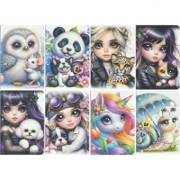 Блокнот  140*95мм Fresh 64ар. чистий лист  60г/м2, тверда обкл. 9814-9821