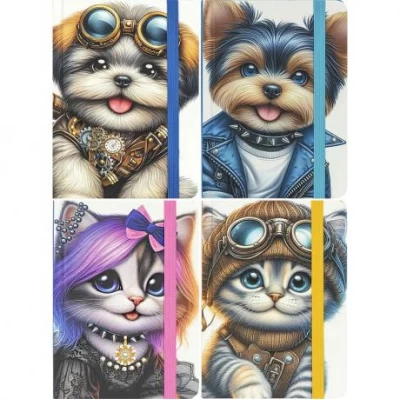 Блокнот А6 Fresh 80ар. клітинка 60г/м2, тверда обкл. 9830/-31/-32/-33 Блокнот А6 Fresh 80ар. клітинка 60г/м2, тверда обкл. 9830/-31/-32/-33