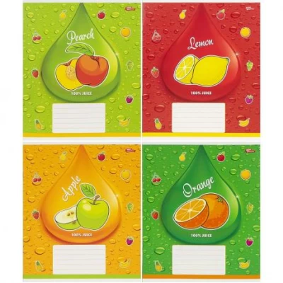 Зошит кольоровий 18 аркушів, клітинка 3793