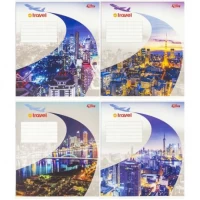 Зошит кольоровий 18 аркушів, клітинка 3794