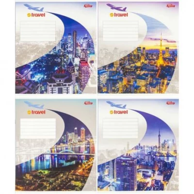 Зошит кольоровий 18 аркушів, клітинка 3794