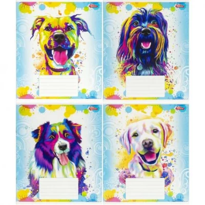 Зошит кольоровий 36 аркушів, лінія 3815