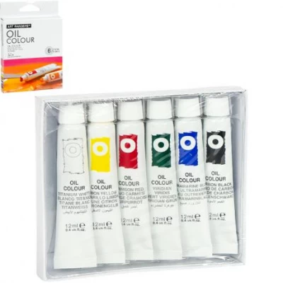 Фарби 12 мл Art Ranger 6 кольорів Oil WO0612C