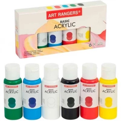 Фарби 60мл Art Ranger 6 кольорів Acryliс PA81D.06060.A