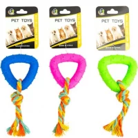 Іграшка гумова на канаті для домашніх тваринок 674