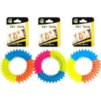 Іграшка гумова Кільце з шипами для домашніх тваринок 678/С039