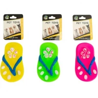 Іграшка жувальна Шльопки з пищалкою  для домашніх тваринок 683