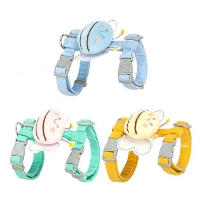 Шлея регульована для домашніх улюбленців Бджілка мала з повідцем706