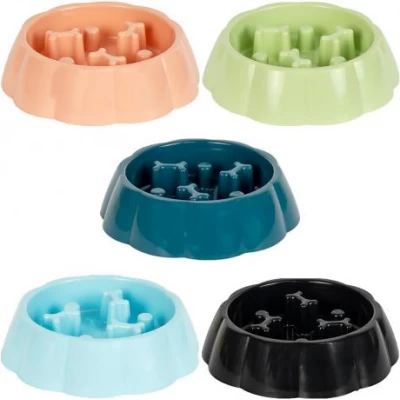 Миска для повільного поїдання корма рельєфна 720