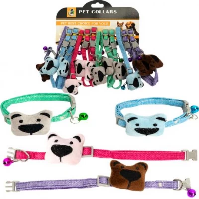 Нашийник з іграшкою та дзвіночком, регульований для домашніх тваринок 722