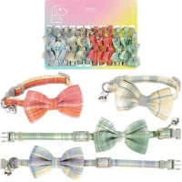 Нашийник Метелик з дзвіночком, регульований для домашніх тваринок 721